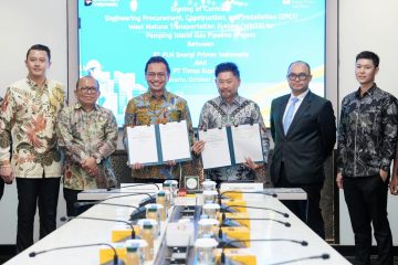 PLN EPI – Timas Suplindo Teken Kontrak Pipa Gas WNTS–Pemping