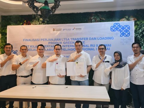 PTK dan PMT Resmikan Kerja Sama Strategis Green Coke di Dumai