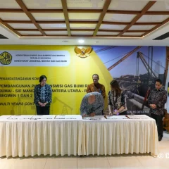 Kontrak EPC Diteken, Konstruksi Pipa Gas Dumai – Sei Mangkei Segera Dimulai