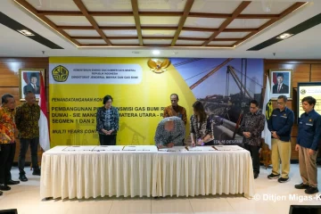 Kontrak EPC Diteken, Konstruksi Pipa Gas Dumai – Sei Mangkei Segera Dimulai