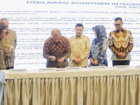 SKK Migas Tandatangani Deklarasi Komitmen Integritas Pencegahan Korupsi