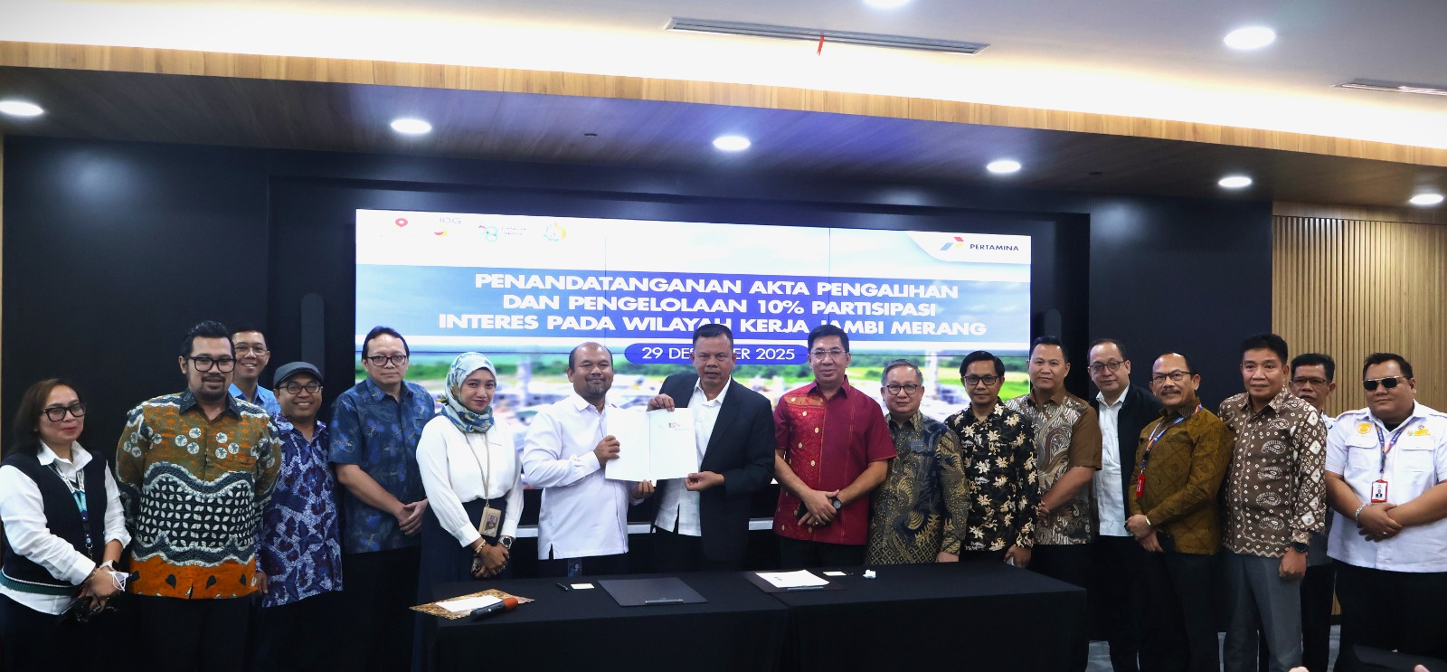 Pertamina Resmi Alihkan 10%  Participating Interest Blok Jambi Merang ke PT Sumsel Energi Merang