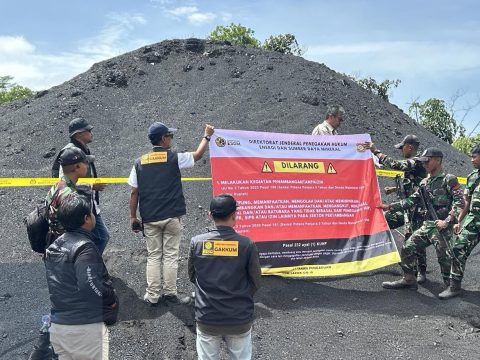 70 Ribu Ton Batu bara Ilegal di Kalimantan Timur Bakal Dilelang