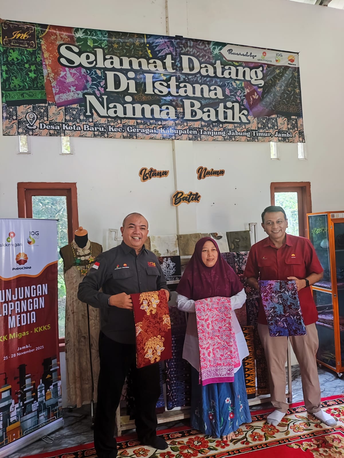 Mengembangkan Batik Tanjabtim ala Istana Naima