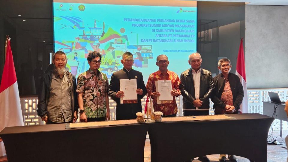 Pecah Telor! Pertamina EP – PT Batanghari Sinar Energi Teken Kerja Sama Pengelolaan Sumur Minyak Rakyat