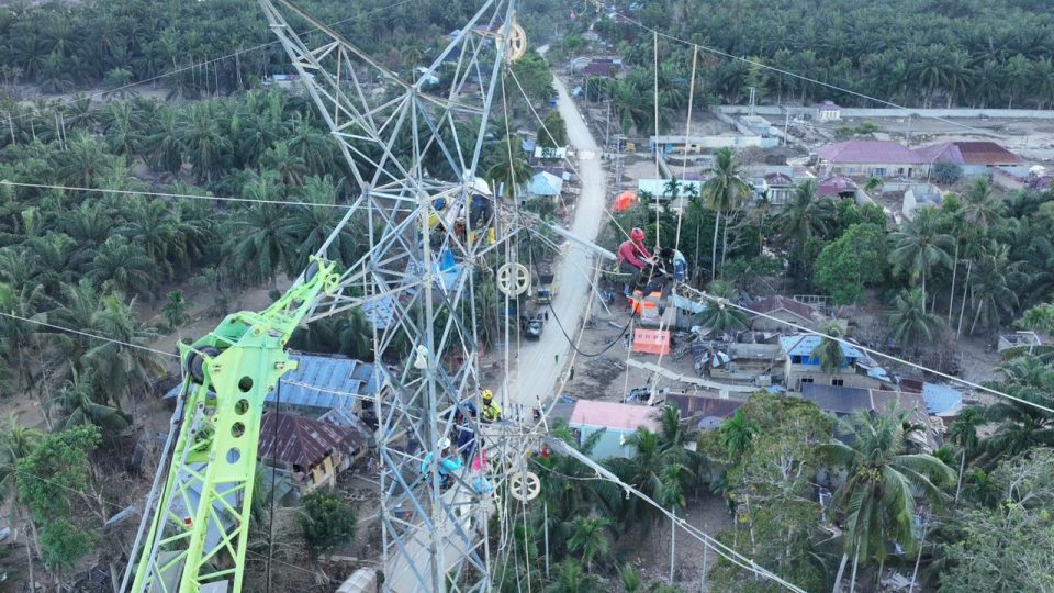 Jalur Transmisi Listrik Ke-Dua Pangkalan Brandan-Langsa Sudah Mulai Beroperasi