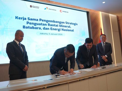 MIND ID dan Pertamina Teken Kerja Sama Hilirisasi Batu bara