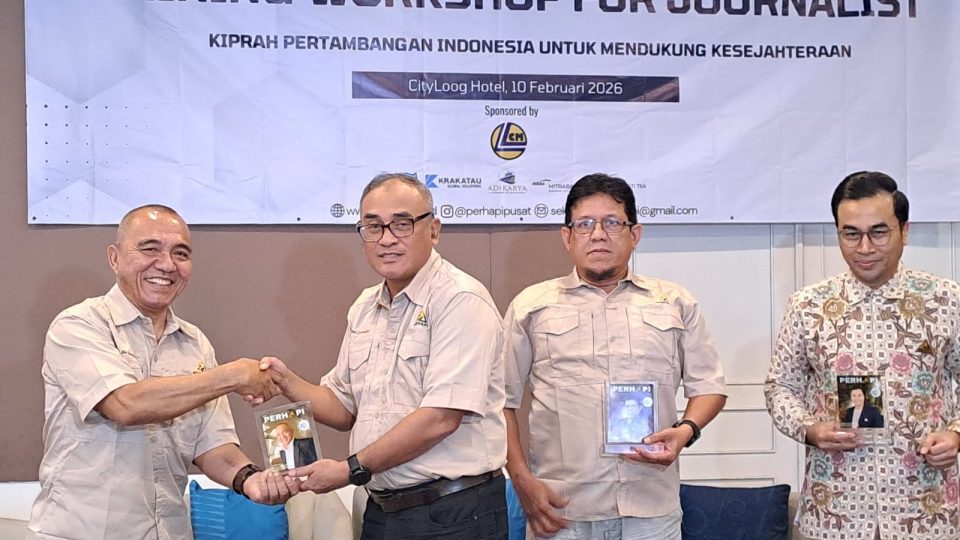 Workshop Mining for Journalist, Perhapi Tingkatkan Pemahaman tentang Tantangan dan Dinamika Industri Pertambangan