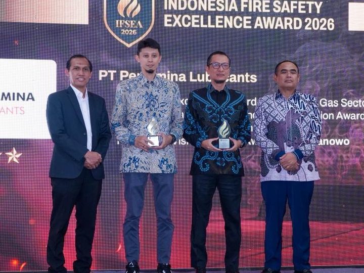 Terapkan Standar Keselamatan Operasional, Pertamina Lubricants Raih Apresiasi Fire Safety Excellence Award 2026