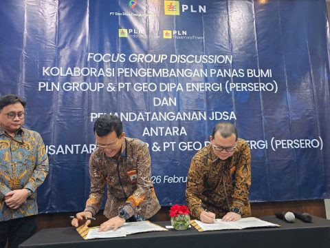PLN Nusantara Power dan Geo Dipa Teken Kerja sama Retrofit PLTP Dieng 1 hingga Pengembangan Green Hydrogen