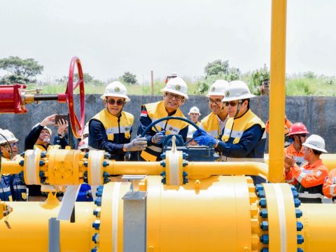 Gas Mulai Mengalir di Pipa Cirebon – Semarang Tahap 2