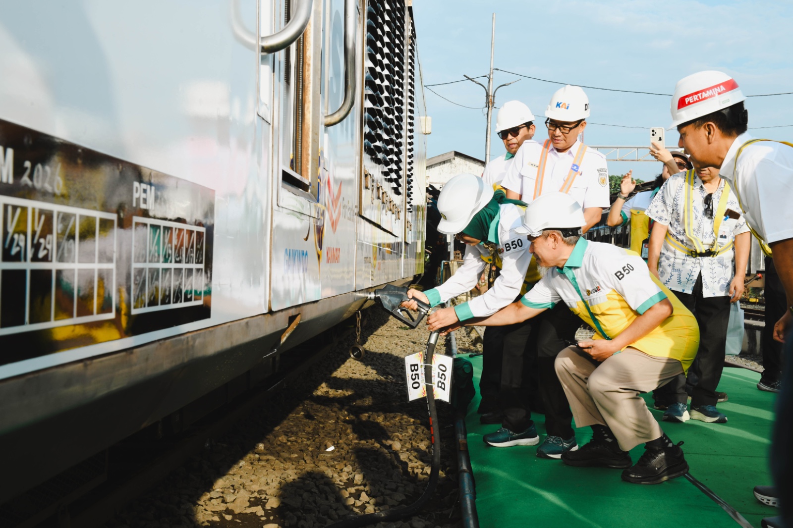 Mulai 1 Juli 2026, B50 Baru Diuji di Kereta Api