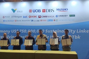 Vale Dapat Pinjaman US$750 Juta Biayai Tiga Proyek Nikel