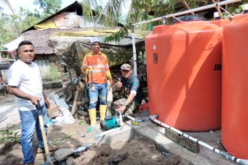 NHM Gandeng Warga Dusun Kobok Bangun Fasilitas Air Bersih