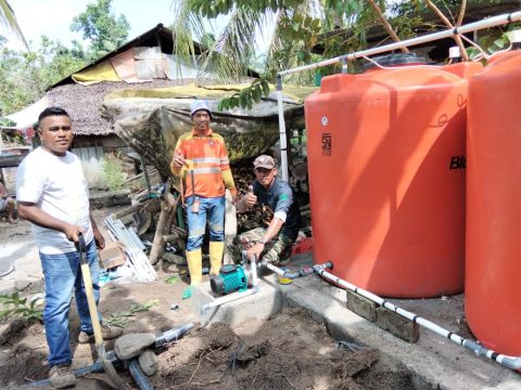 NHM Gandeng Warga Dusun Kobok Bangun Fasilitas Air Bersih