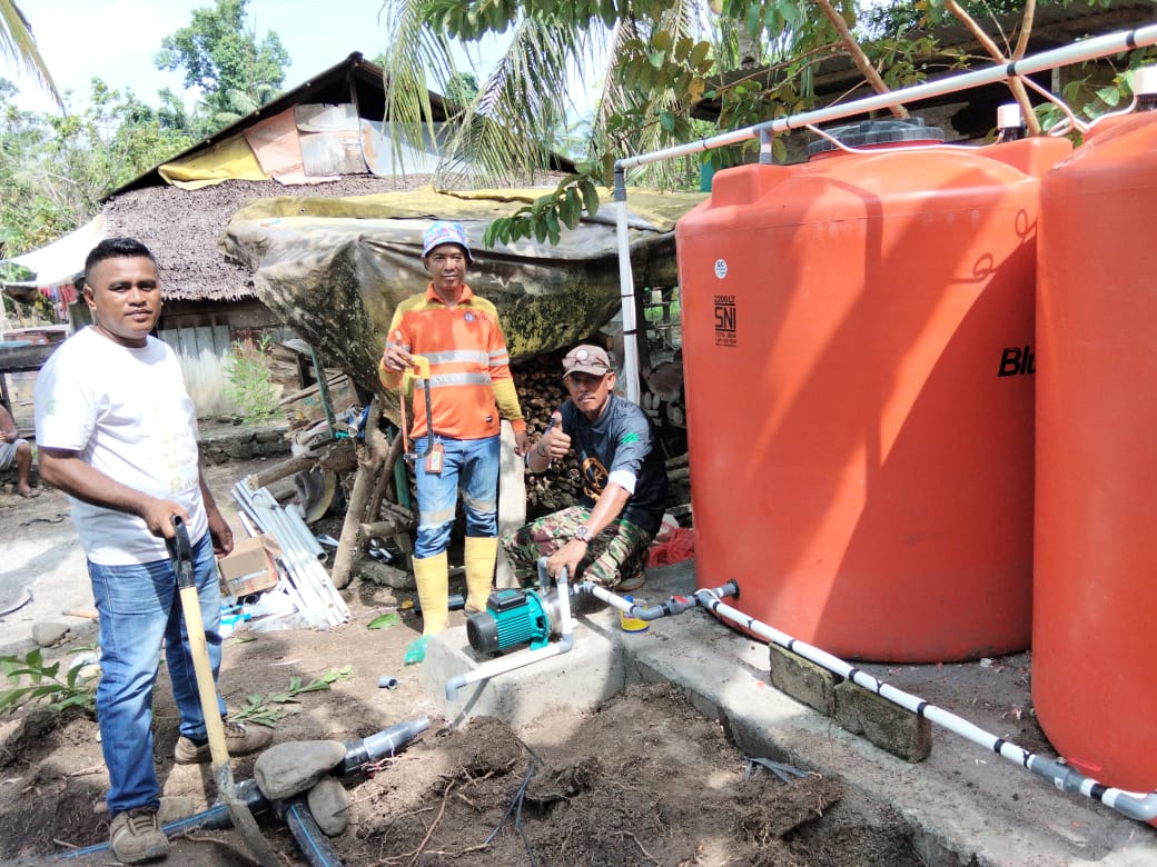 NHM Gandeng Warga Dusun Kobok Bangun Fasilitas Air Bersih