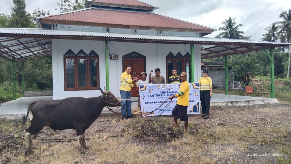 NHM Rayakan Idul Adha Bersama Lima Kecamatan Sekitar Area Tambang