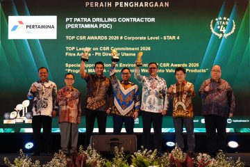 Konsisten Dorong Kemandirian Warga, PDC Sabet Tiga TOP CSR Awards 2026