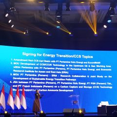 Kolaborasi Pertamina Hulu Energi – Pupuk Indonesia Bidik Low Carbon Amonia Lewat Teknologi CCS