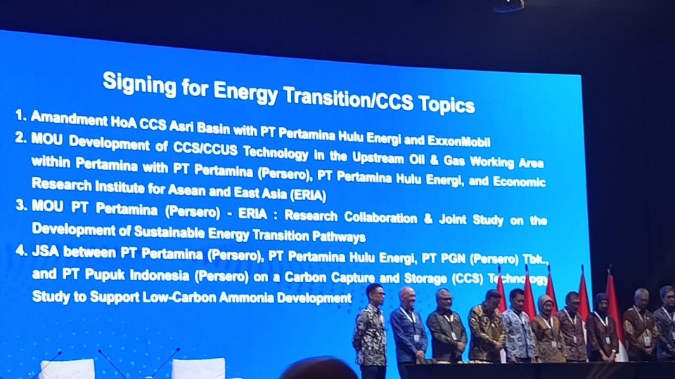 PHE Gandeng ERIA Perkuat Pengembangan CCS/CCUS Hulu Migas