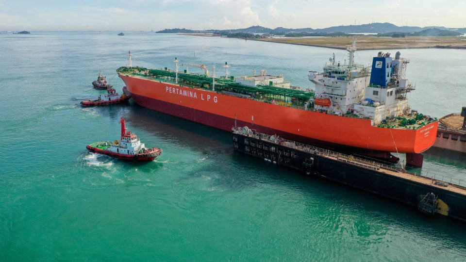 Dua Kapal Gas Raksasa Pertamina Patra Niaga Topang Distribusi LPG