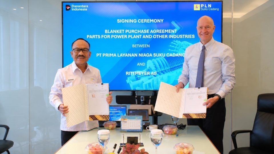 PLN Nusantara Power Grup Teken Perjanjian Pembelian Suku Cadang Pembangkit Rittmeyer AG Swiss
