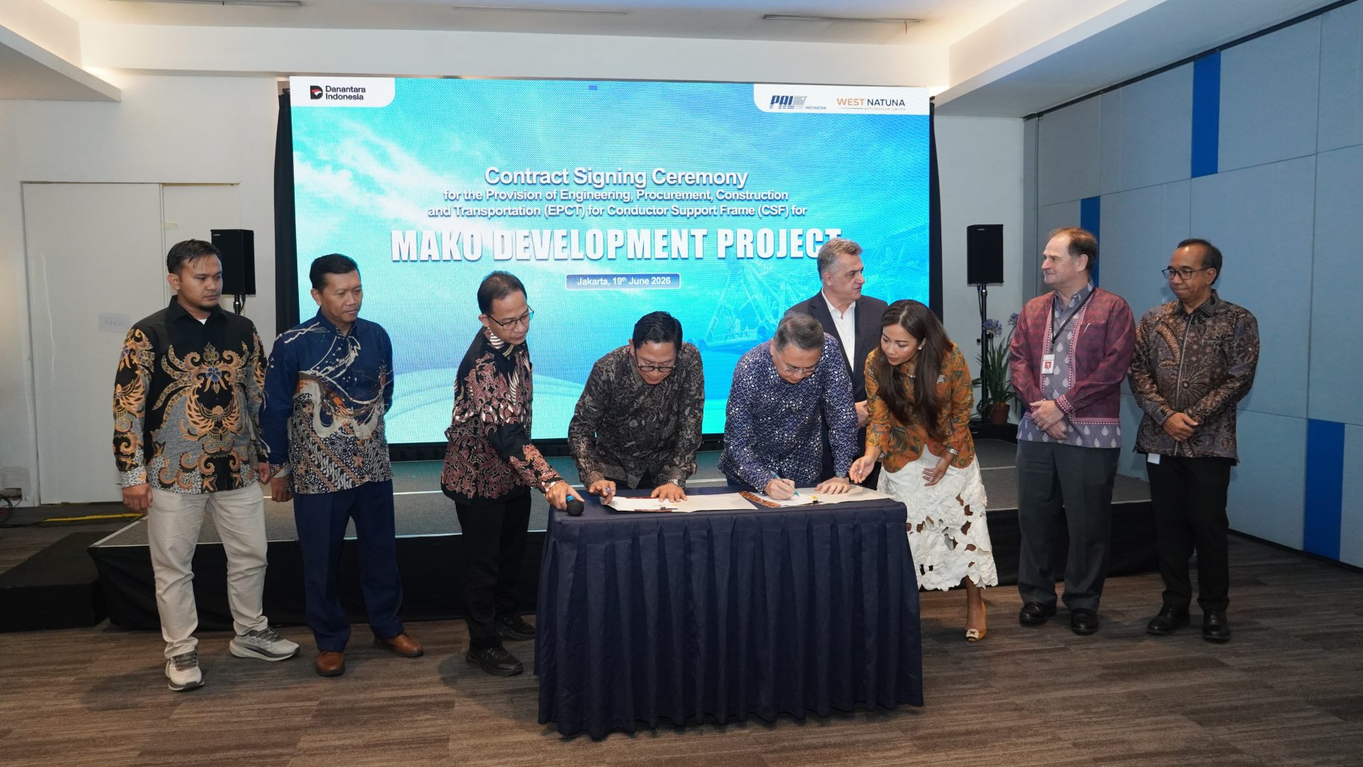 Bukan Cuma Kapal Perang, PT PAL Kini Bangun Fondasi Anjungan Gas Mako di Laut Natuna