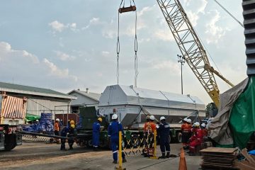 Rotor Turbin dan Kompresor PLN MCTN Tiba di Riau, Pemulihan Produksi Rokan Dikebut