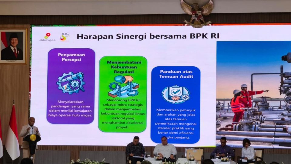 SKK Migas Dorong BPK Samakan Persepsi Nilai Kewajawaran Proyek Hulu Migas
