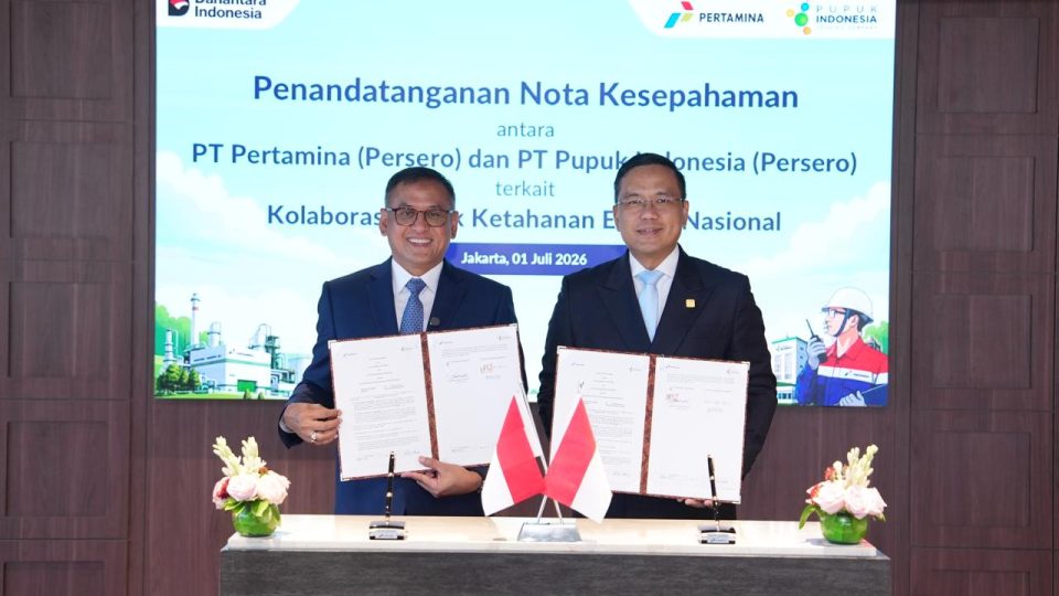 Pertamina – Pupuk Indonesia Jajaki Kerja Sama Pasokan Bahan Baku Pupuk
