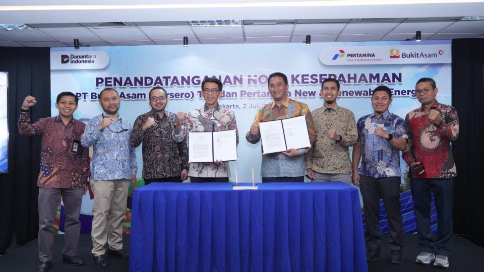 Bukti Asam dan Pertamina NRE Jajaki Pengembangan PLTS di Lahan Pasca Tambang