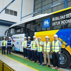 Pemerintah Dukung Bus Konversi Hidrogen-Diesel, Pilot Project Meluncur di GHES 2026