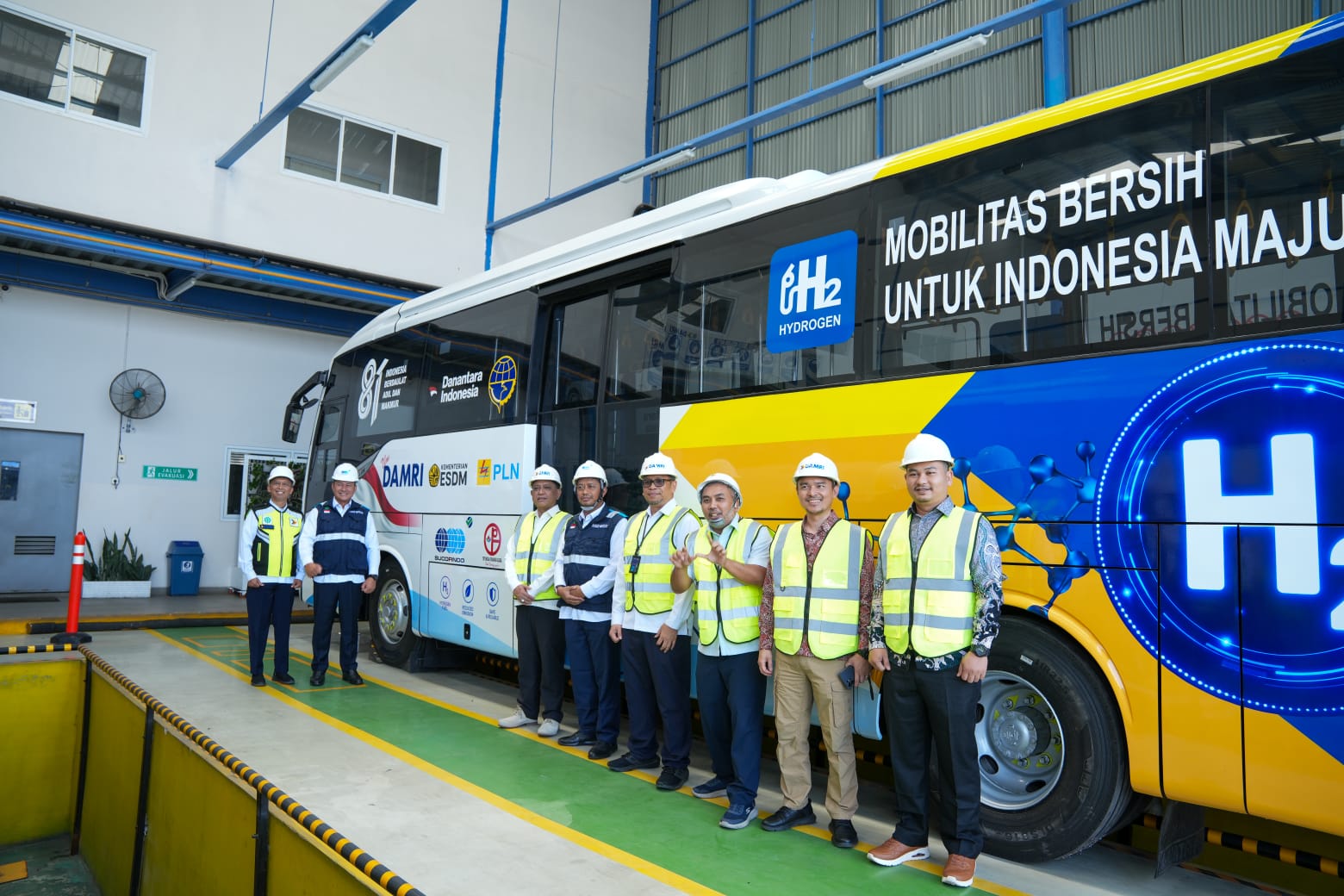 Pemerintah Dukung Bus Konversi Hidrogen-Diesel, Pilot Project Meluncur di GHES 2026