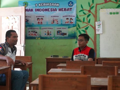 Dukung Pendidikan, Pertamina Ciptakan Ruang Belajar Layak di SDN Batu Cermin