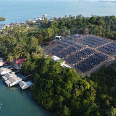 Dukung Program 100 GWp, PLTS Pertamina NRE Terangi Pulau Sembur