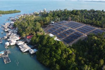 Dukung Program 100 GWp, PLTS Pertamina NRE Terangi Pulau Sembur
