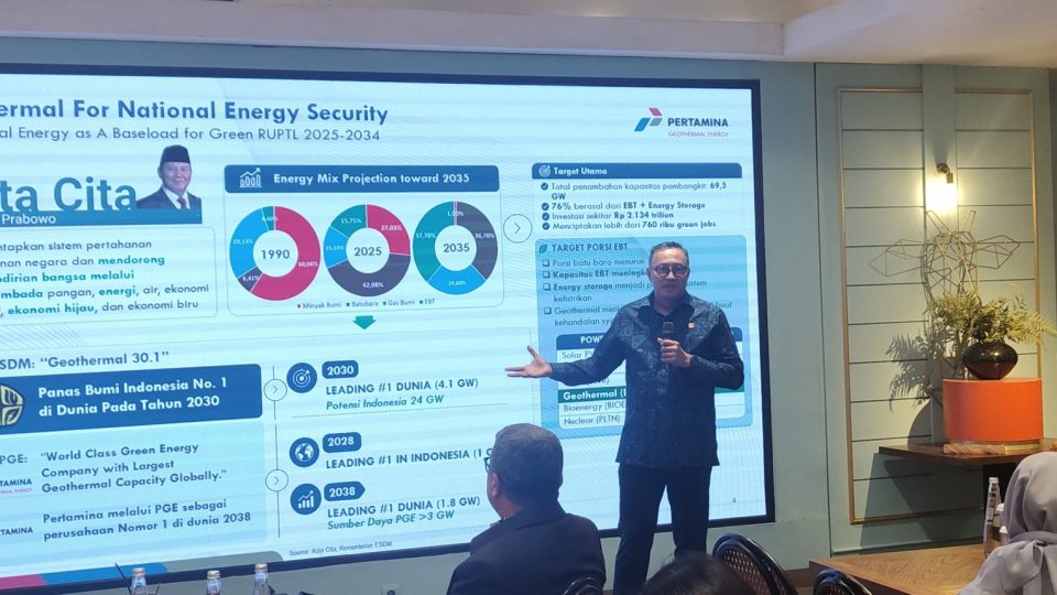 PGE Siapkan Rencana Diversifikasi Bisnis, Mulai dari Green Hydrogen hingga Data Center