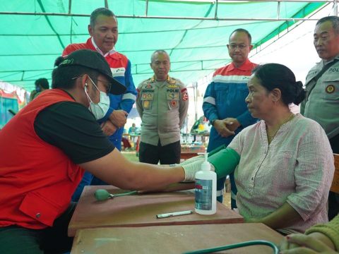 Pertamina Buka Posko Kesehatan Gratis untuk Pengungsi di Reo