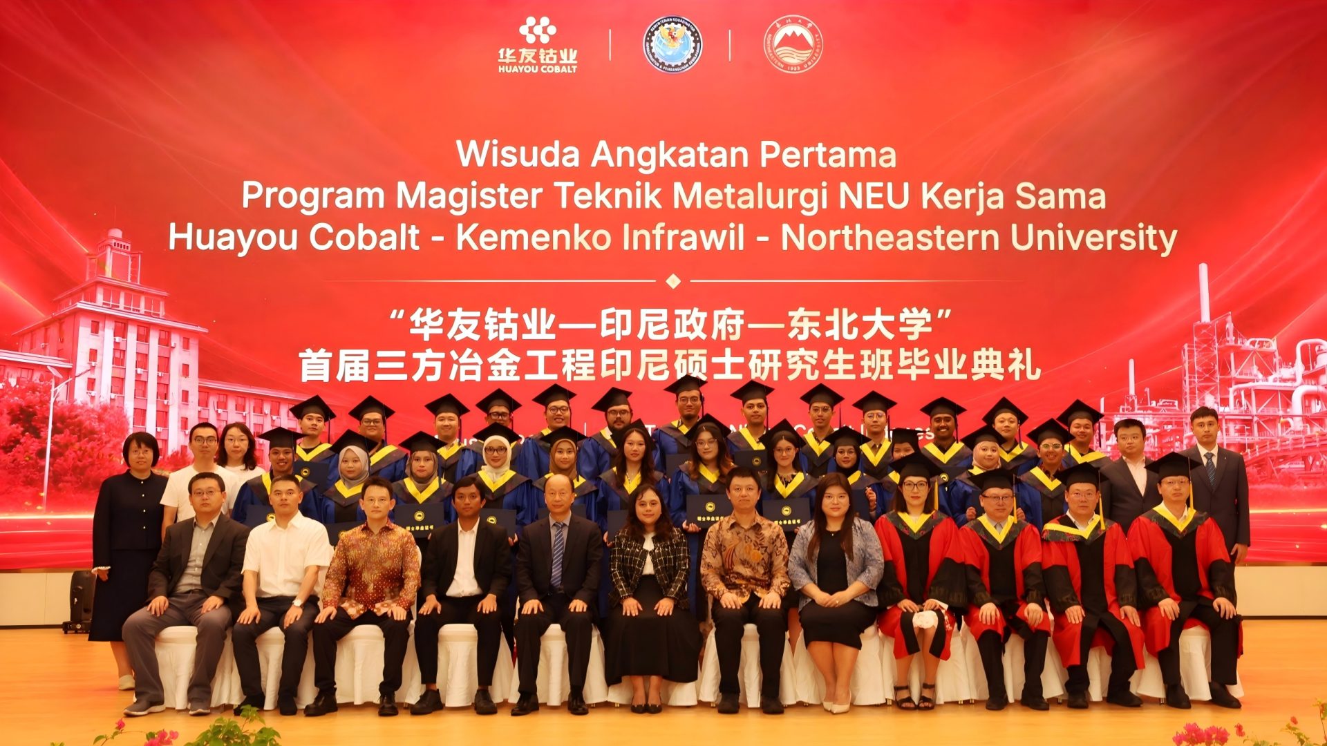 26 Talenta Lulusan Program Huayou-Northeastern University Siap Dukung Hilirisasi Indonesia