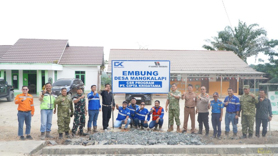 Embung Mangkalapi Wujud Komitmen Sosial Cipta Kridatama di Wilayah Tambang Tanah Bumbu