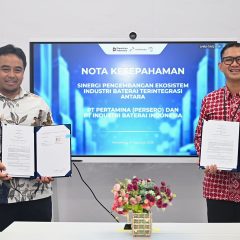 Pertamina – CATIB Teken MoU Kerja Sama Bisnis Ekosistem Baterai