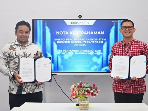 Pertamina – CATIB Teken MoU Kerja Sama Bisnis Ekosistem Baterai