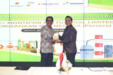 PGN Amankan Pasokan GAS 5,45 BBTUD dari WK Tungkal Jambi Hingga 2034