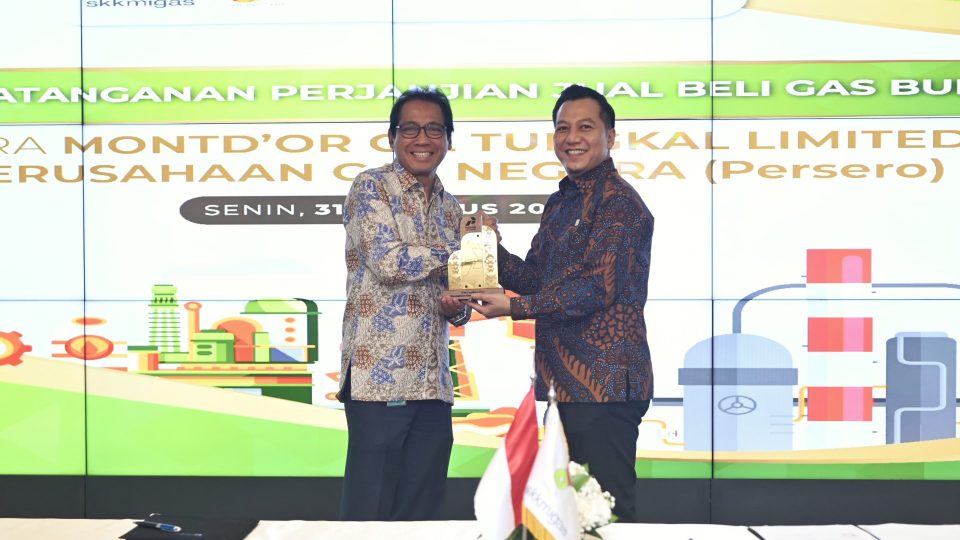 PGN Amankan Pasokan GAS 5,45 BBTUD dari WK Tungkal Jambi Hingga 2034