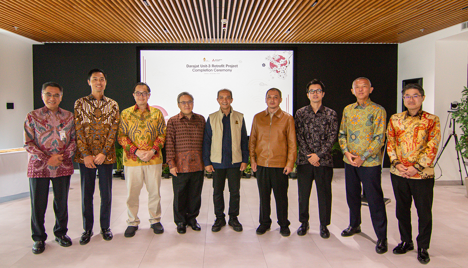 Acara peresmian penyelesaian proyek retrofit dan penandatanganan MOU ...