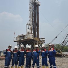 Pertamina Sukses Bor Sumur BNG-084 di Sumsel, Semburkan 475 BOPD Minyak