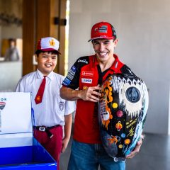 Tak Hanya Pelumas, Shell Advance Gandeng Marquez Tularkan Semangat Balap ke Generasi Muda Lombok