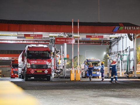Armada dan Operasional Terminal BBM Pertamina Beroperasi 24 Jam di Bali