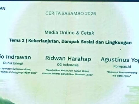 Artikel “Dari Lapangan Sumbawa Barat, Menjemput Mimpi di Panggung Sepak Bola” Sabet Juara I Cerita Sasambo AMMAN 2026